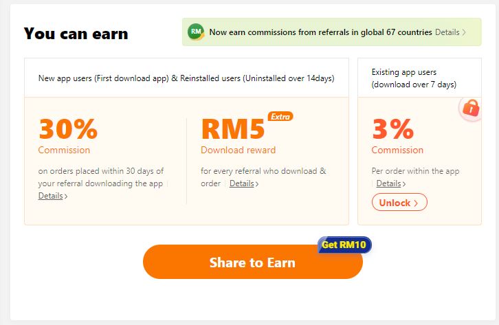 share to earn temu affiliate