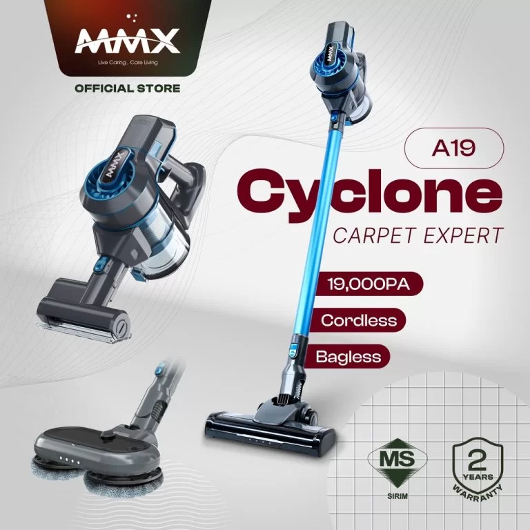 Cordless Vacuum MMX Cyclone A19 Terbaik
